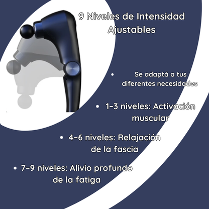 Pistola de masaje con calor y frío